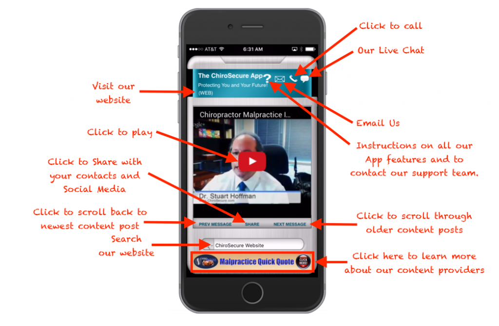 ChiroSecureFeatures