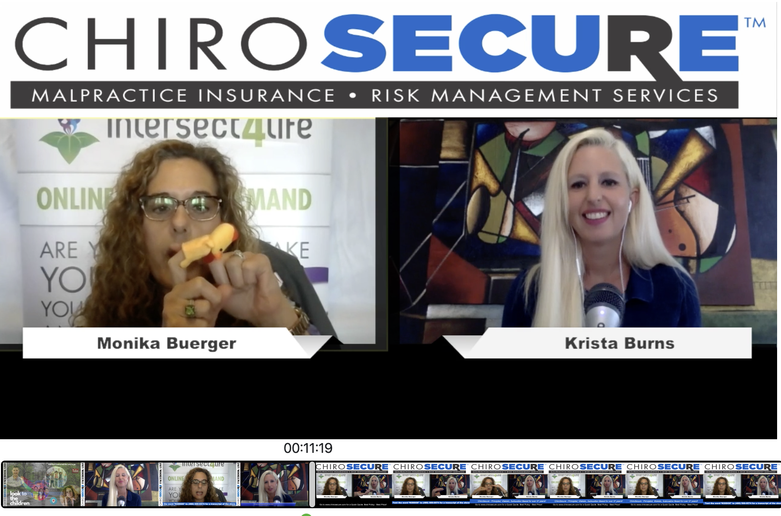ChiroSecure's Look to the Children wth Monika Berger and Krista Burns